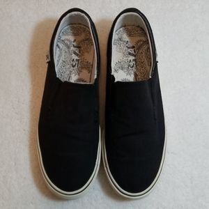 J75 Jump Black Canvas Sneakers